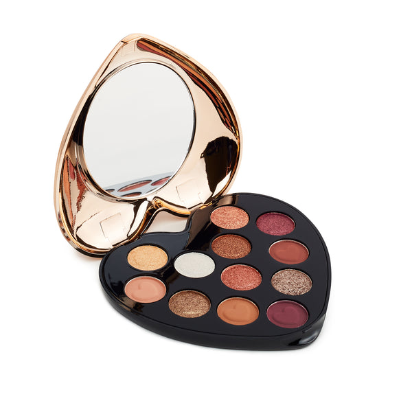 Heart Shape Empty Makeup Palette Case?Valentine Colorful Palette