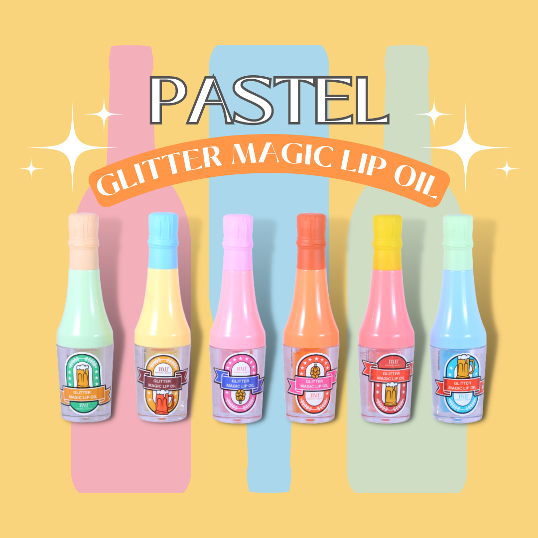 Pastel Glitter Magic Lip Oil