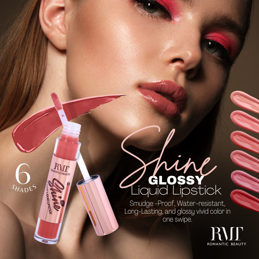 Shine Glossy Liquid Lipstick (Nude Tone)