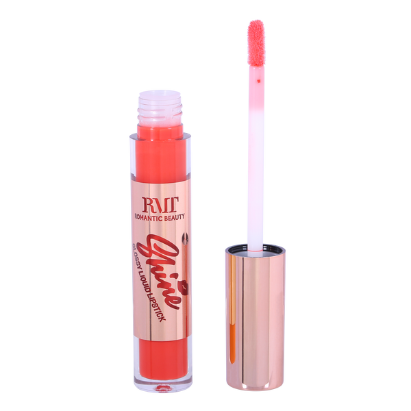 Shine Glossy Liquid Lipstick (Red Tone)