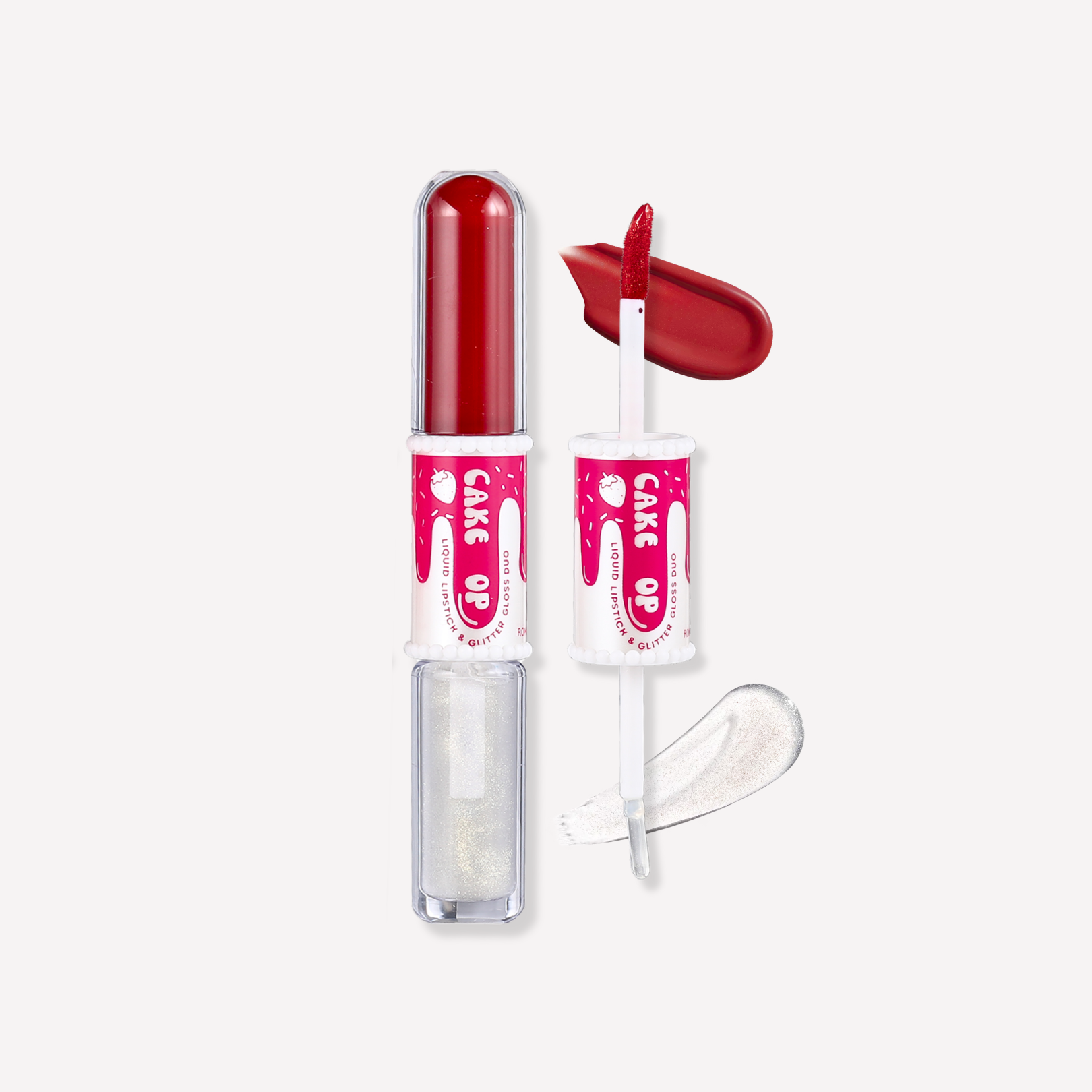 Cake Pop Liquid Lipstick & Glitter Gloss Topper DUO