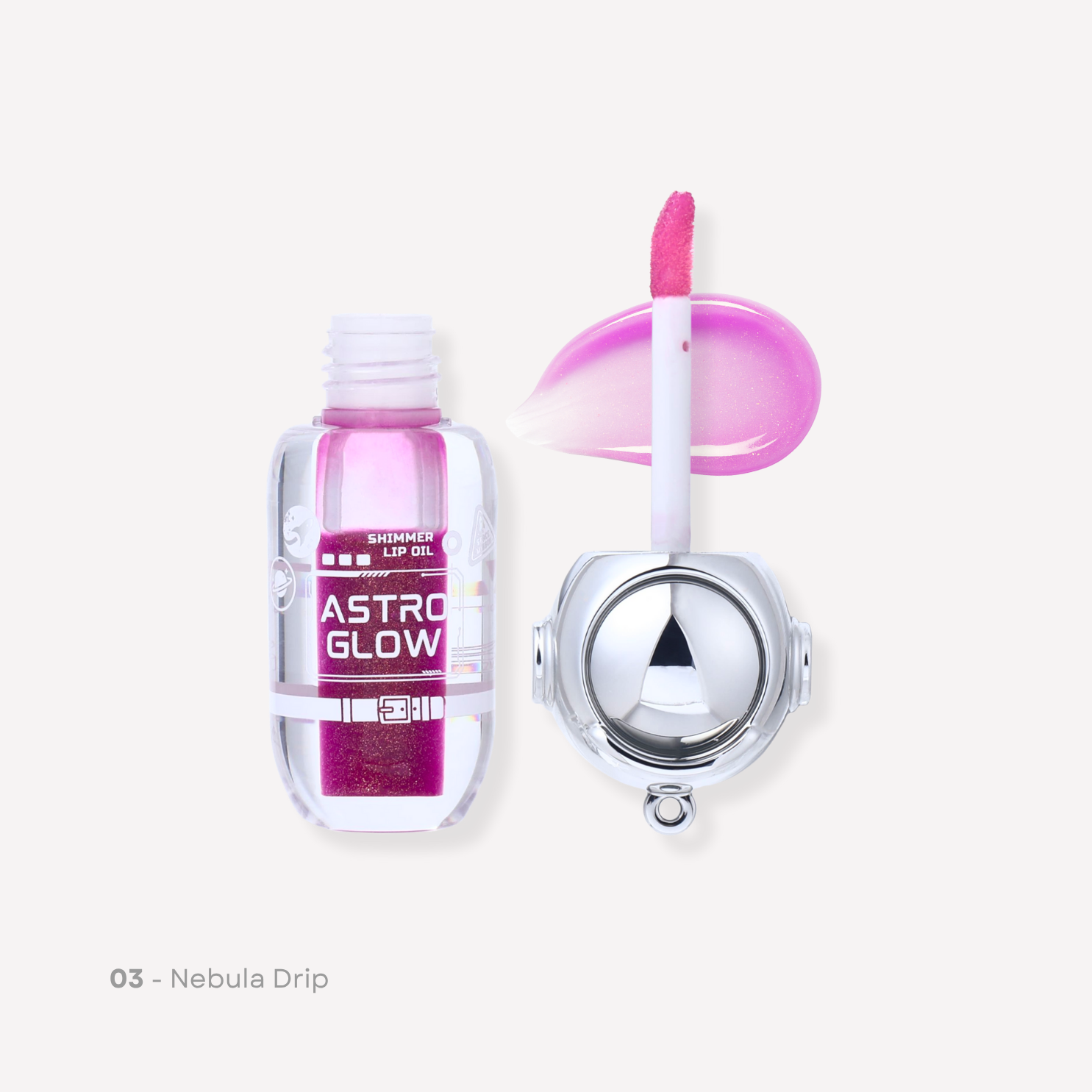 Astro Glow Lip Oil Keychain