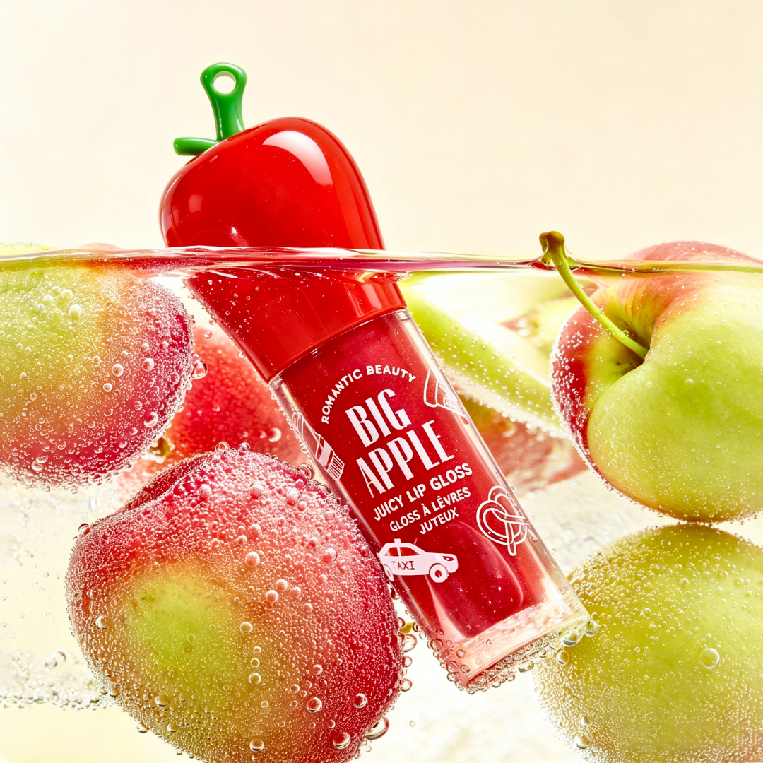Big Apple Juicy Keychain Lip Gloss