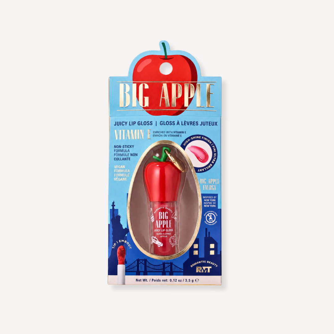 Big Apple Juicy Keychain Lip Gloss