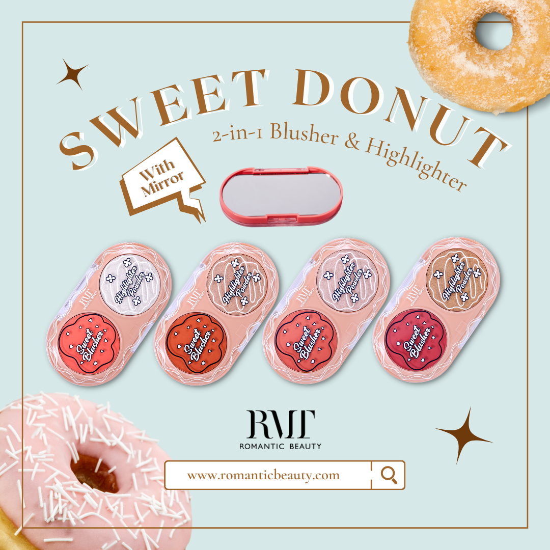 Sweet Donuts 2-in-1 Highlighter Blusher