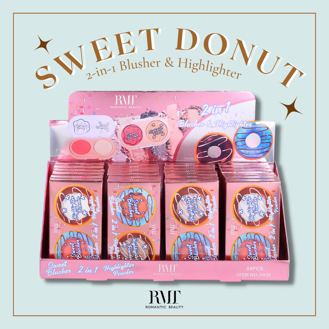 Sweet Donuts 2-in-1 Highlighter Blusher