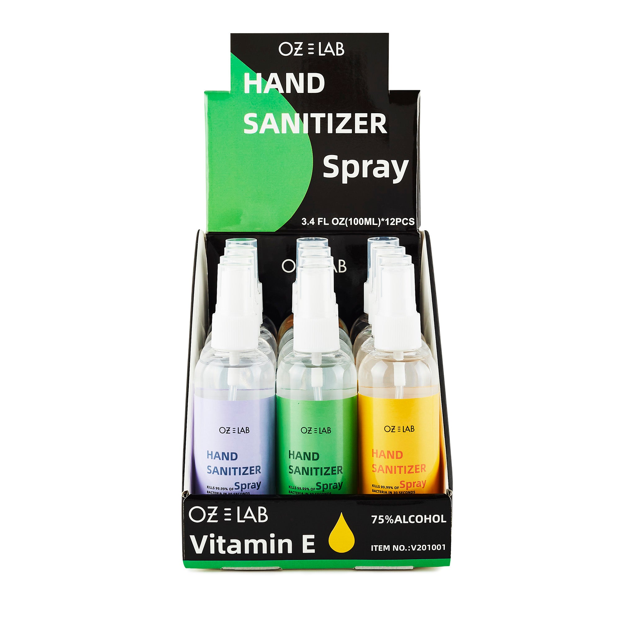 Hand Sanitizer Spray 100mL Set - OZ Lab