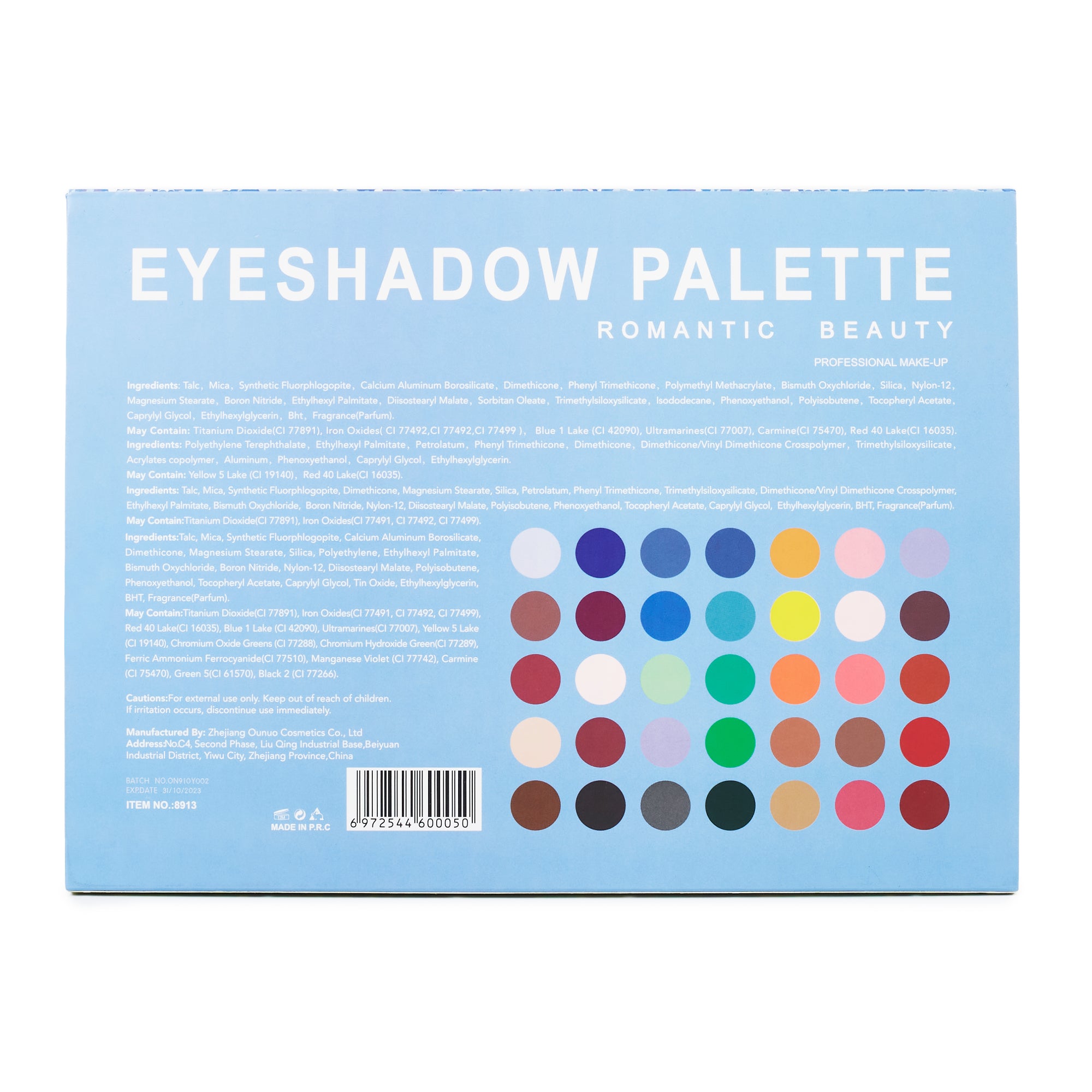 Intrigued Palette- 35 Color Eyeshadow