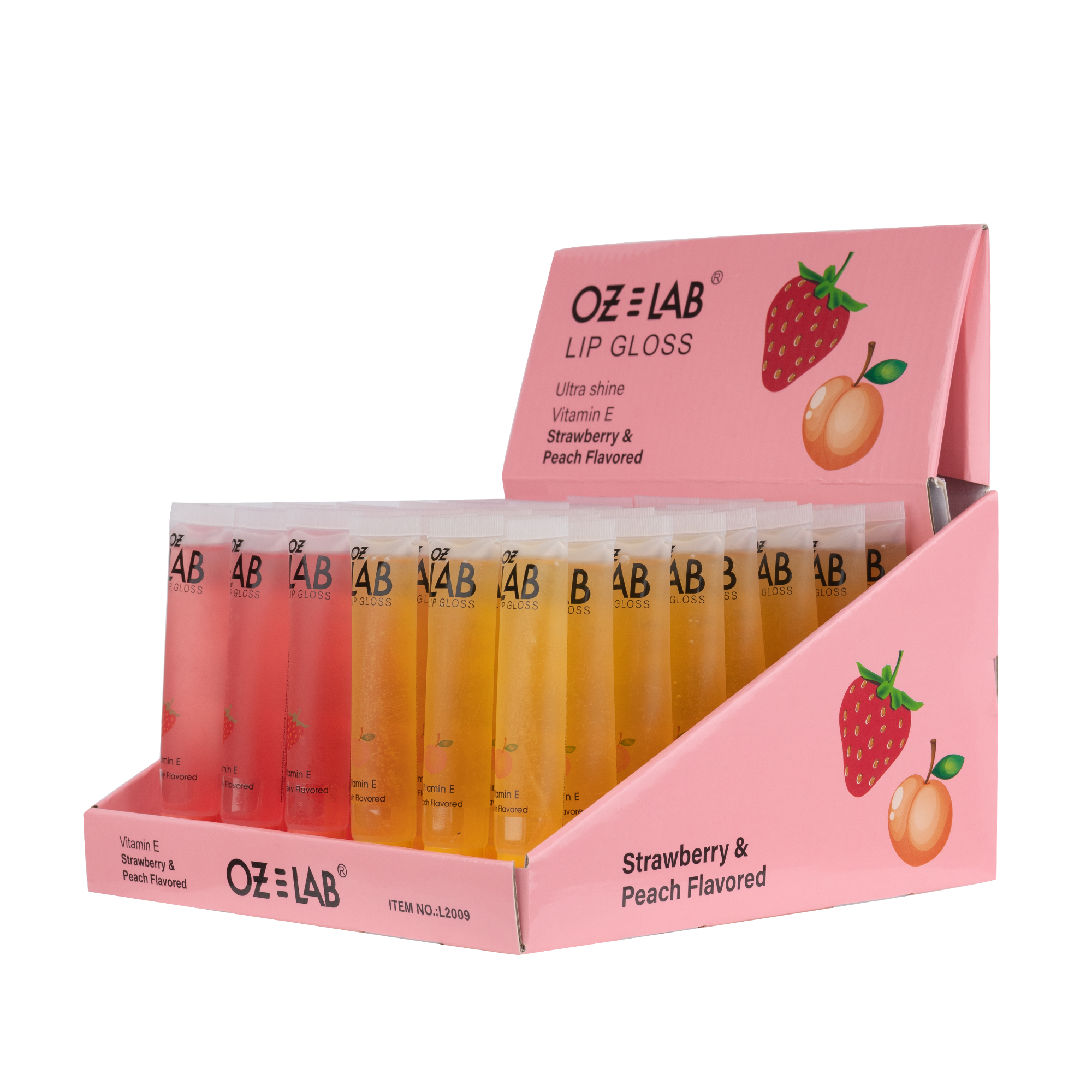 Strawberry Peach Lip Gloss Clear