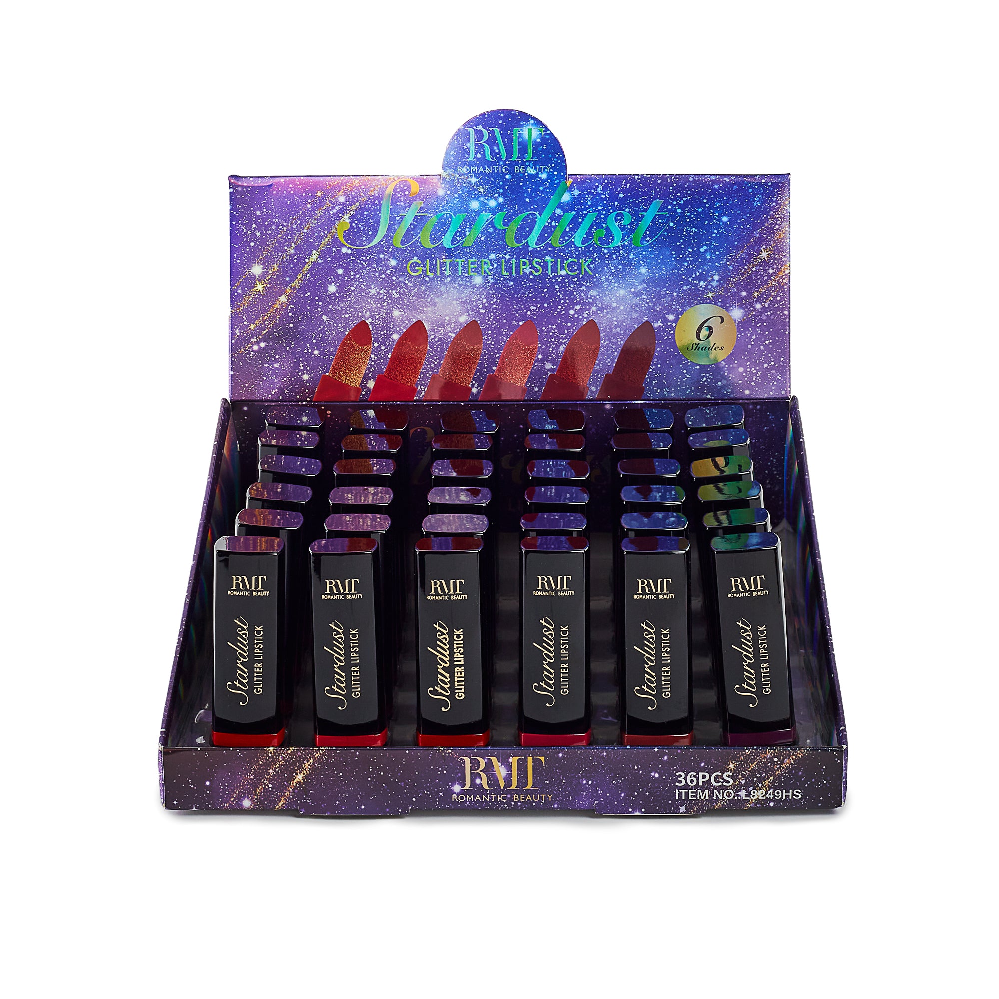 Stardust Glitter Lipsticks - RED